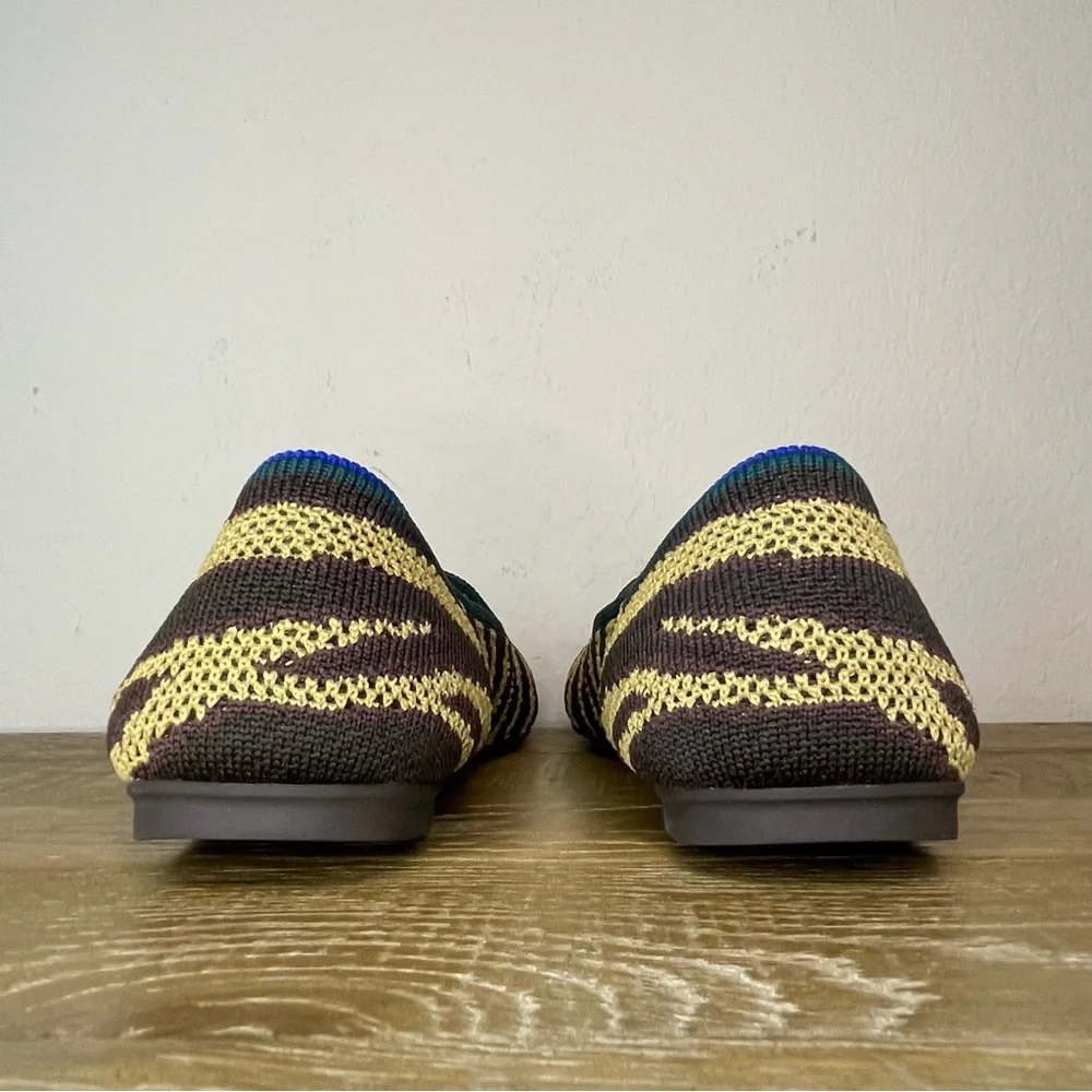 Rothy's Chai Zebra Pattern Brown and Tan Size 8